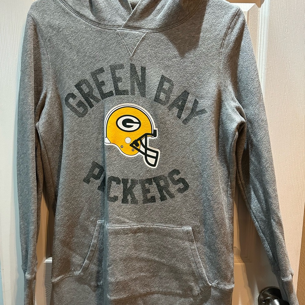 Green Bay Packers Gray Hoodie